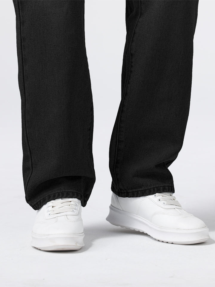 Kristian | Herre Løstsiddende Denim Jeans Med Vasket Finish