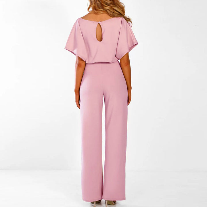 Elvira | Dame Elegant Jumpsuit med Bælte