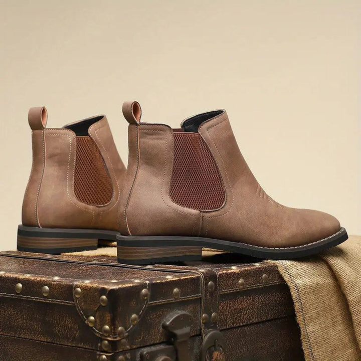 Thor | Herre Chelsea-støvler Med Slip-On Og Western-syning