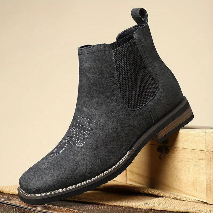 Thor | Herre Chelsea-støvler Med Slip-On Og Western-syning