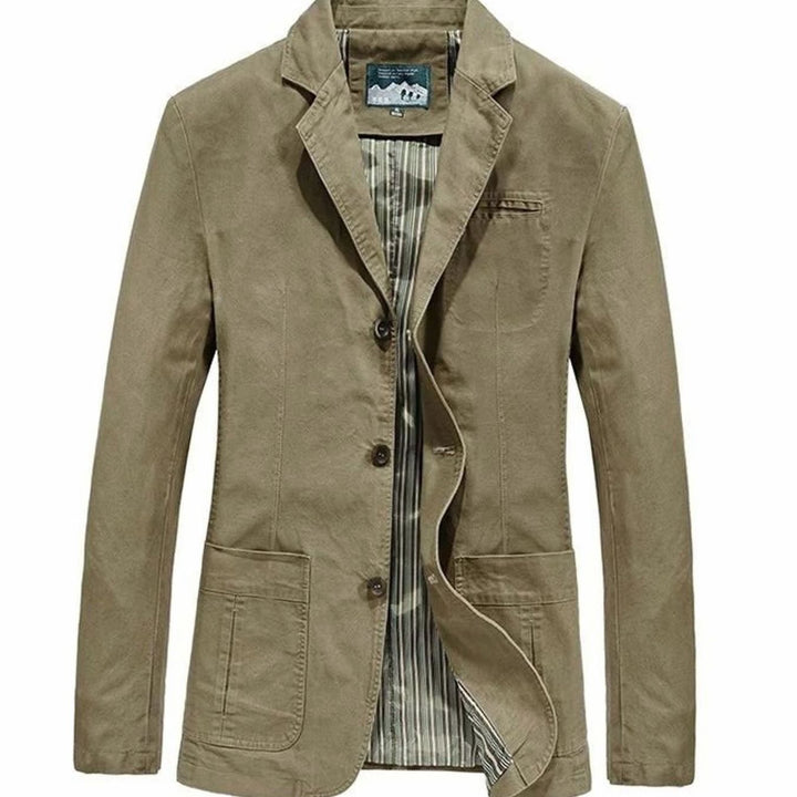Morten | Herre Casual Blazer Med Notch-Lapel Og Tre Knapper