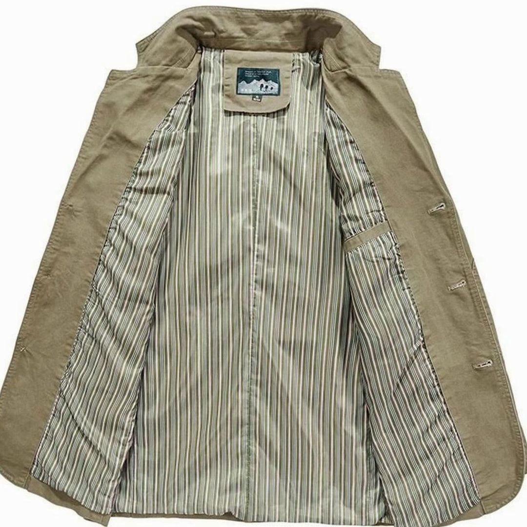 Morten | Herre Casual Blazer Med Notch-Lapel Og Tre Knapper