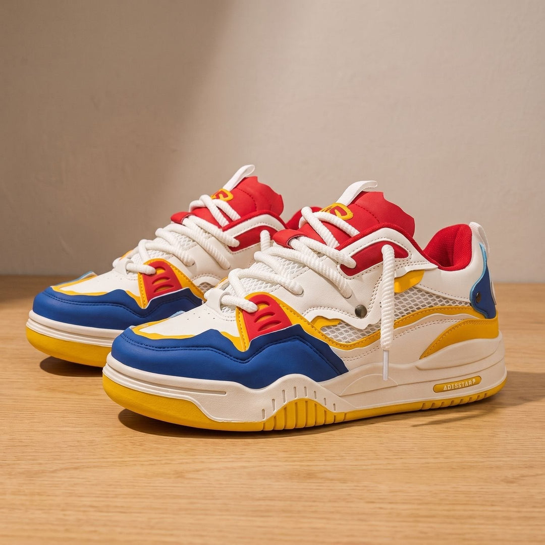 Simon | Herre Chunky Low-Top Sneakers Med Snørelukning