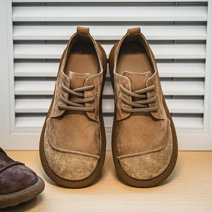 Gustav | Herre Snøresko Med Rund Tå Og Slip-On Pasform