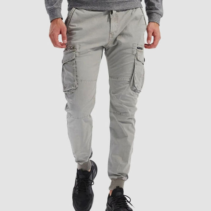 Oliver | Herre Cargo Joggers Med Justerbar Talje Og Ribkant