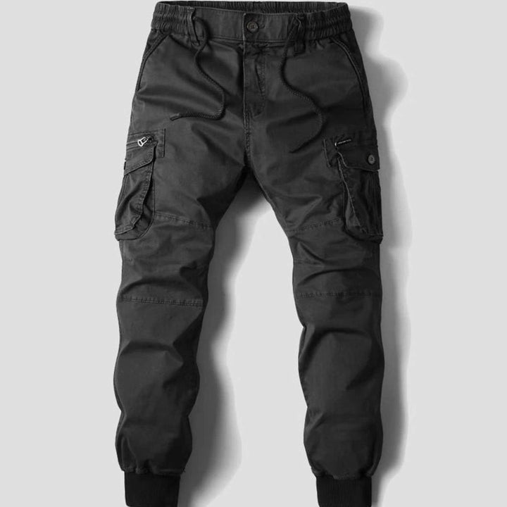 Oliver | Herre Cargo Joggers Med Justerbar Talje Og Ribkant