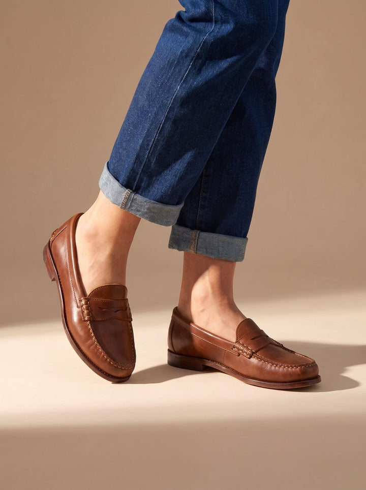 Gudrun | Dame Loafers Med Slip-On Og Rund Tå