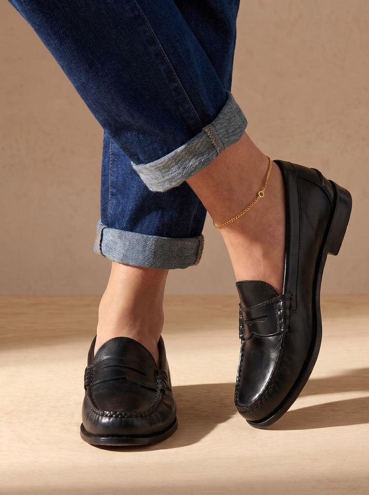 Gudrun | Dame Loafers Med Slip-On Og Rund Tå