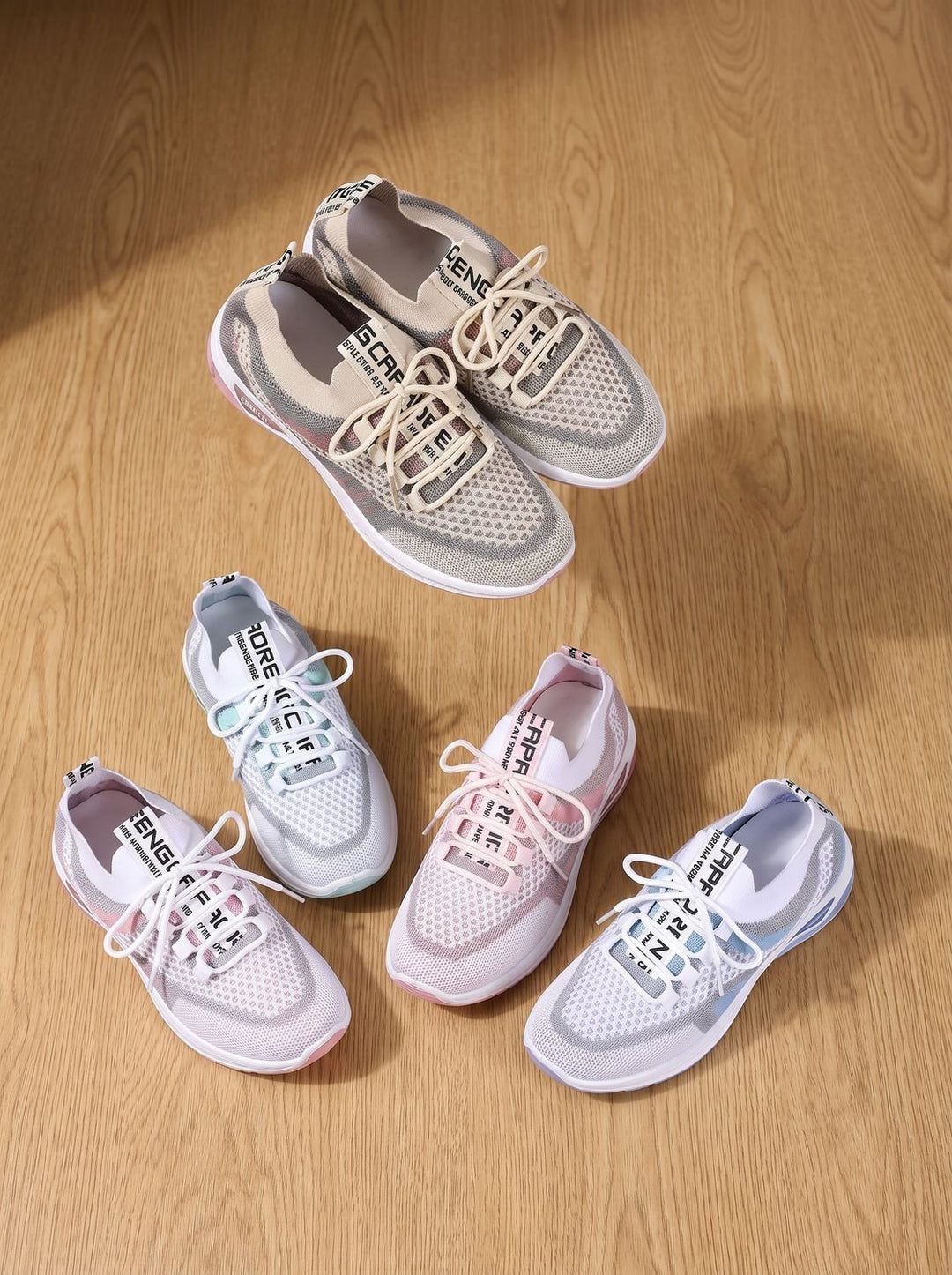 Vibeke | Dame Sneakers Med Snøring Og Rund Tå