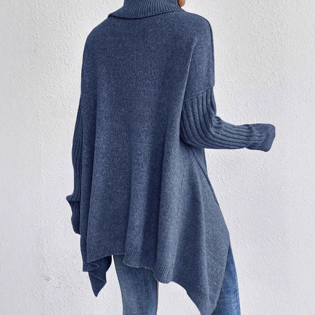 Tove | Dame Oversize Cashmere Rullekrave Langstrakt Sweater