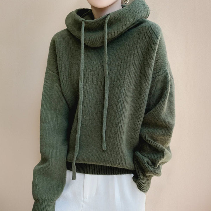 Dagmar | Dame Oversized Merino Uld Rullekrave Trøje
