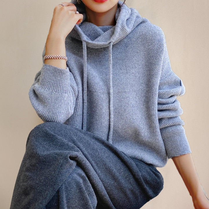 Dagmar | Dame Oversized Merino Uld Rullekrave Trøje