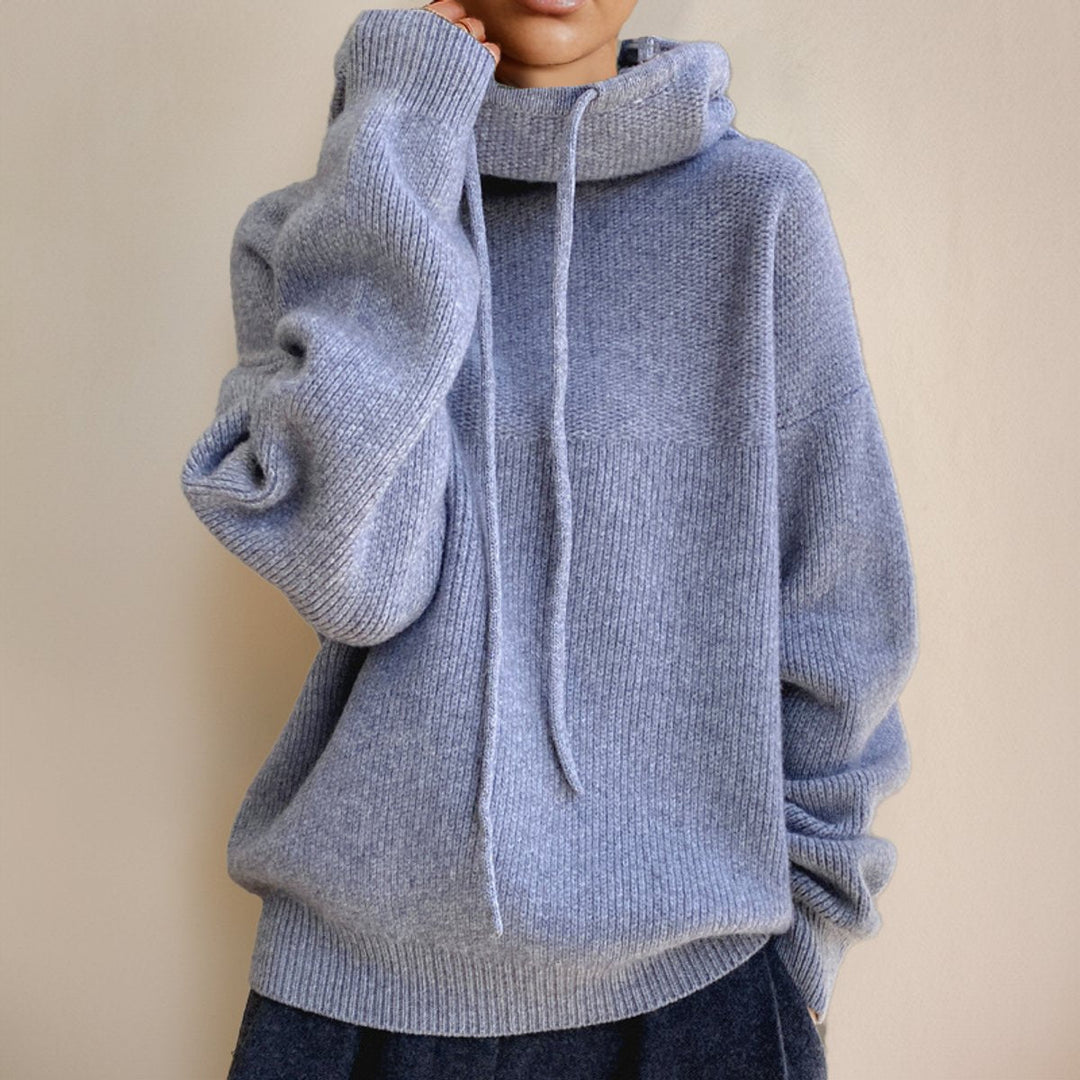 Dagmar | Dame Oversized Merino Uld Rullekrave Trøje